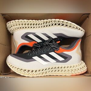 Men’s Adidas 4DFWD 2 Running Shoes Carbon Cloud White GX9250 NEW